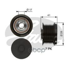 Ременной Шкив Генератора Lexus Es 05 06>, Gs 01 12>, Is 09 01>, Toyota Camry 01 08>, Land Cruiser 01 10> Gates арт. OAP7078