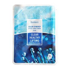 Маска тканевая "Морской коллаген" Color Sinergy Effect Sheet Mask Blue