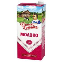 Молоко Домик в деревне 3,2% 950г (12шт)