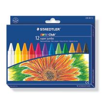 Мелок восковой Noris Club Super Jumbo 226, d.14 мм, 12 цветов набор