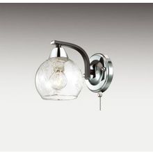 Бра декоративное с выключателем VANES коричневый золото стекло E14 1*60W 220V 2943 1W