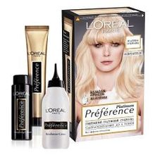 Краска для волос L&apos;Oreal Paris Preference Платина Суперблонд 6 тонов осветления, 192 мл