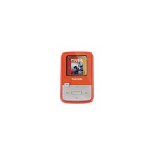 mp3 плеер 4Gb SanDisk Sansa Clip ZIP orange, оранжевый