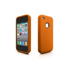 More Swirling Silicone (оранжевый) - чехол для iPhone 4
