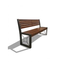 Скамейка парковая «БАВАРИЯ» (1,8м)