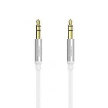 Кабель аудио 3.5 stereo plug -> 3.5 stereo plug, 1 м, белый, inkax AL-01 (0L-00038539)