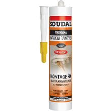 Soudal 50A Лепнина Карнизы Плинтусы Montage Fix 250 г