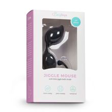 Черные вагинальные шарики Jiggle Mouse (черный)