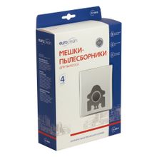 E-49 4 Мешки-пылесборники Euroclean синтетические для пылесоса, 4 шт