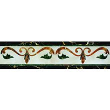Керамогранит Infinity Ceramic Tiles Castello Fronzola Cenefa Crema бордюр 15х60