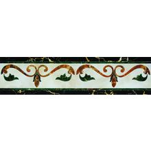 Керамогранит Infinity Ceramic Tiles Castello Fronzola Cenefa Crema бордюр 15х60