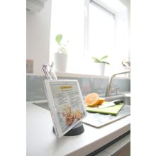 FineDesign для канцелярских принадлежностей с подставкой для телефона черный