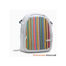 Рюкзак для ноутбуков CANYON 14.1”, White Blue with Color Stripes, (SBCNLNB06S)