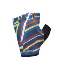 Женские перчатки для фитнеса Reebok RAGB-12333ST (без пальцев, цветные) размер M