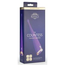 Фиолетовый клиторальный вибратор The Countess Pinpoint Vibrator - 19 см. (233155)