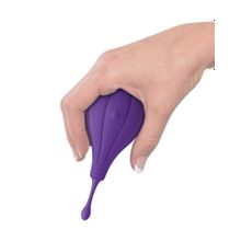 Фиолетовый вибростимулятор Focus Sonic Vibrator с 3 насадками Фиолетовый