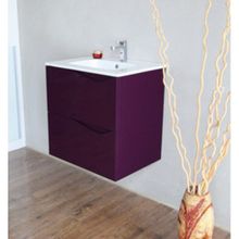 BelBagno Тумба с раковиной подвесная CLIMA 60 Crystal Violet