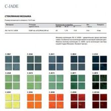 Стеклянная мозаика JNJ С-Jade JD92 (плитка 15x15 мм), сетка 295x295 мм (в коробке 1,74 м2)