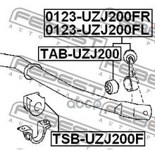 Тяга Стабилизатора | Перед Прав | Febest арт. 0123UZJ200FR