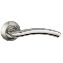 Ручка дверная межкомнатная Bussare Pratico A-09-10 Chrome S.Chrome хром матовый хром