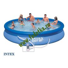 Бассейн Intex Easy Set 28158 457х84см + фильтр-насос и DVD диск