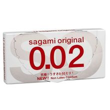 Ультратонкие презервативы Sagami Original 0.02 2шт