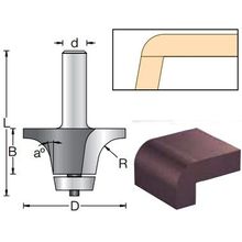 Фреза Dimar для вклейки мойки стенки 18° гр радиус удлиненный R13мм D54x25,4 L79 подшипник, хвостовик 12