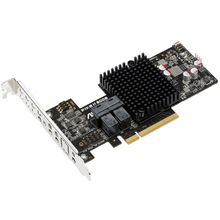 RAID-контроллер Asus PIKE II 3008-8i, 8-port, PCI-E x8, SATA SAS 12G HW RAID 0,1,10,1E,JBOD, LP, 2xSFF8643