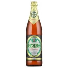 Пиво ХОЛБА Премиум, 0.500 л., 5.2%, светлое, стеклянная бутылка, 0