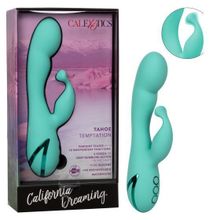 California Exotic Novelties Зеленый вибратор-кролик Tahoe Temptation - 23 см. (зеленый)