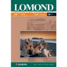 LOMOND 0102086 фотобумага матовая А6 (10,2 х 15,2 см) 230 г м2, 50 листов