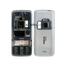 Корпус Class A-A-A Nokia N82 серебро