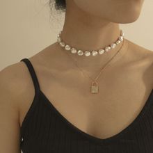 Многослойное колье "Замок" (арт. 81150-2)