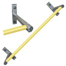 Турник настенный с антискользящим покрытием перекладины Желтый