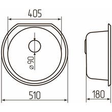 Мойка Orivel Omega 173011