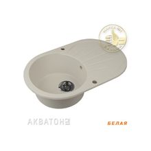 Мойка кухонная Паола одинарная белая