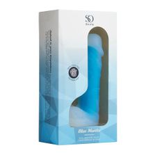 So divine Голубой фаллоимитатор-реалистик So Divine Blue Mamba Dildo - 19 см. (голубой)