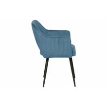 Олмеко Стул Берта черный тенерифе дасти блю