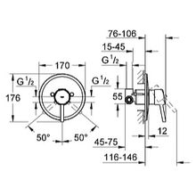 Смеситель Grohe Concetto 32213001 для душа