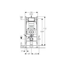 ПЭК Aquanet Rimless TAVR-W BL-103N-WHT + Geberit Duofix 111.362.00.5