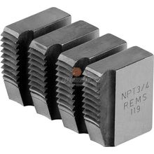 Rems Резьбонарезные плашки Rems NPT 3 4" 521242 RWS