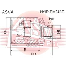 Шрус Внутренний | Прав | ASVA арт. HYIRDM24AT