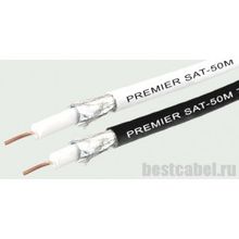 Кабель коаксиальный 75 Ом PREMIER SAT-50M 250м черный