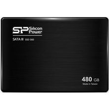 Tвердотельный накопитель Silicon Power SSD 480Gb S60 SP480GBSS3S60S25 {SATA3.0, 7mm}