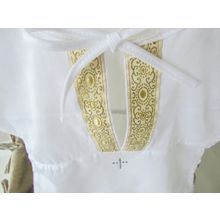 Makkaroni Kids для девочки 4 предмета белый золото