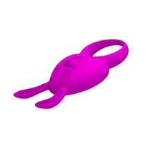 Baile Фиолетовое перезаряжаемое эрекционное кольцо с вибрацией (фиолетовый)