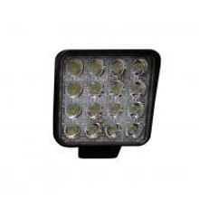 Китай Фара все ТС   противотуманная, 16 LED, 48W, квадратная, рассеиваемый свет, алюм.корпус, 105х50х125, 12-24В Китай