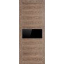 PROFIL DOORS (Профиль Дорс) 4Z Экошпон черное стекло дуб тронкайс светлый