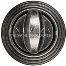 Завертка дверная сантехническая Extreza WC R05 античное серебро F45