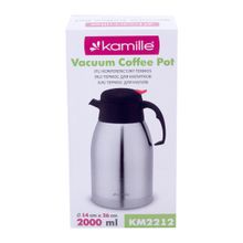 Термос конференция Kamille 2000ml. из нержавеющей стали с пластиковой крышкой